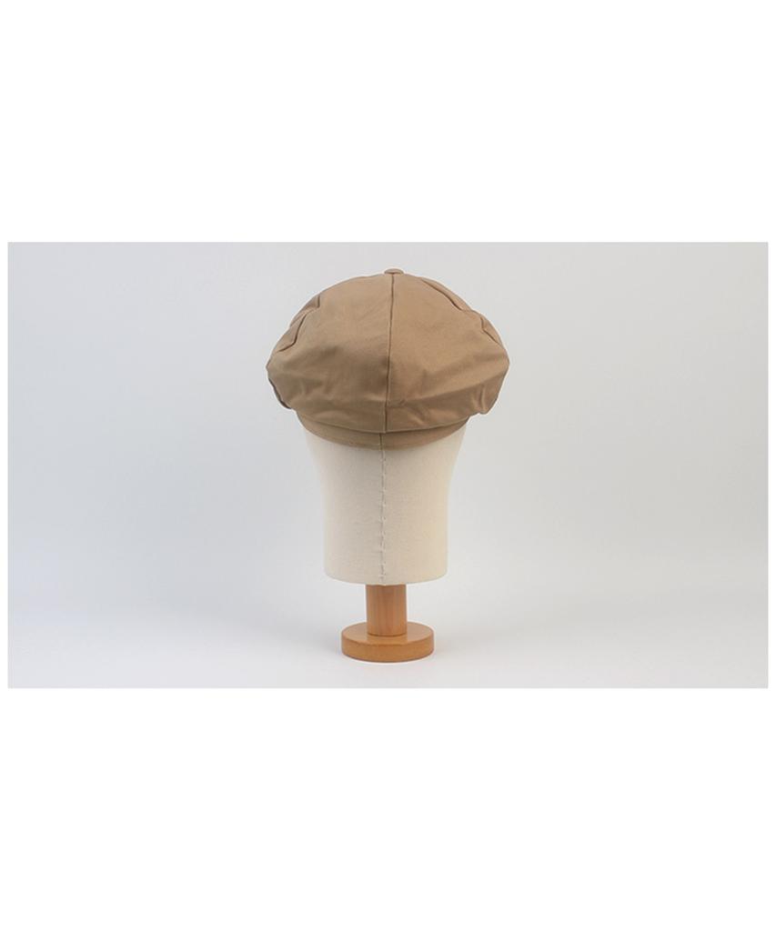 Yunibeosyeolkemiseuteuli Ct Beige Loose Fit Newsboycap