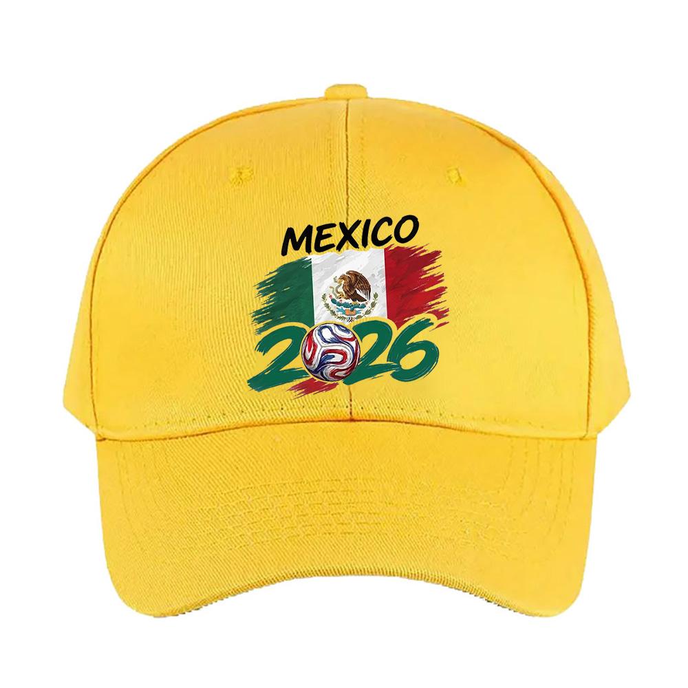 Mexico Flag Football FanSoccer Cap Summer Woman Man Adult Hat Casual Adjustable Funny Dad Printed Baseball Caps