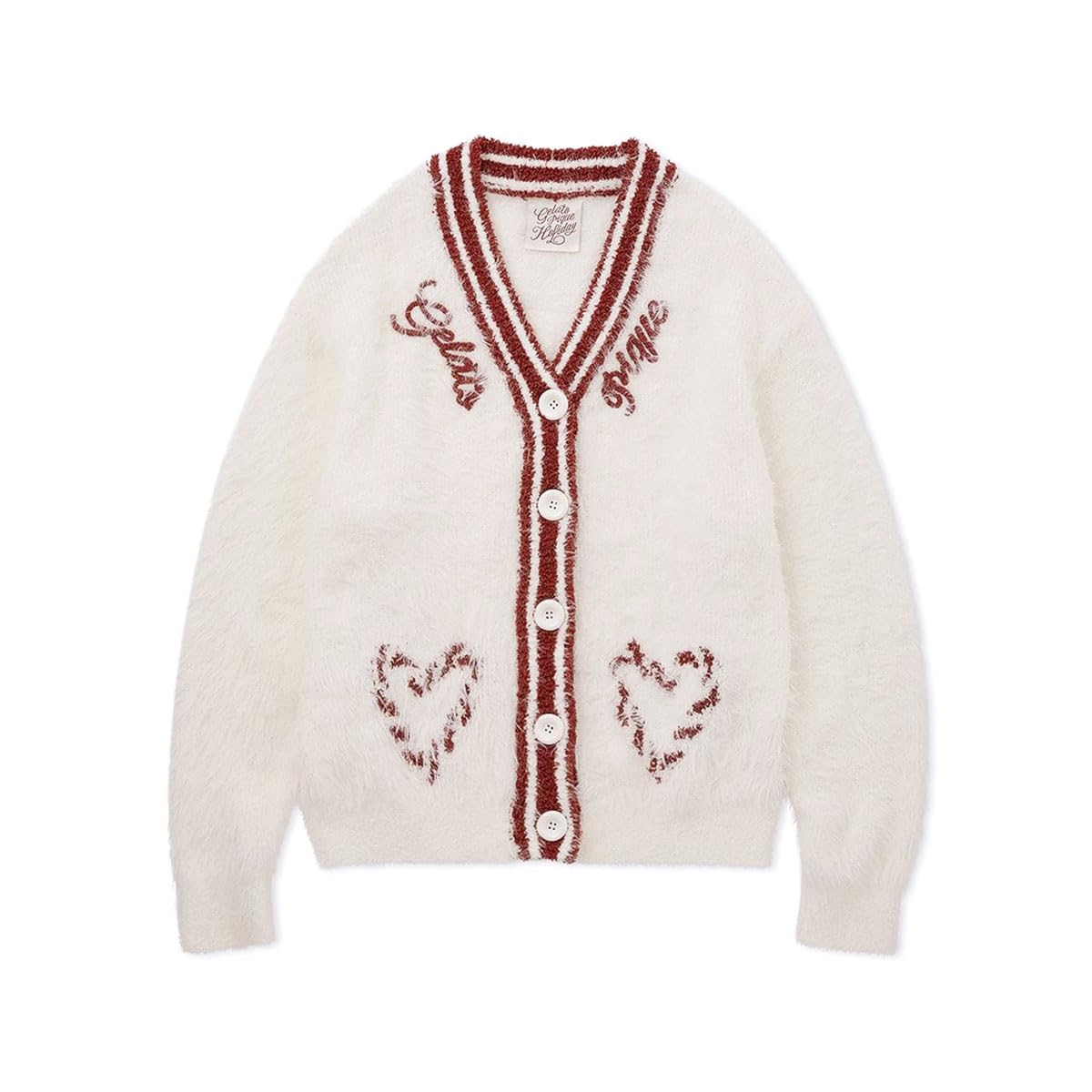 

Gelato Pique HOLIDAY Кардиган с перьями Gelato Pique Пижама женская (OW-Off White, Бесплатно)