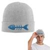 Poor Fish Warm Knitted Cap Hip Hop Bonnet Hat Autumn Winter Outdoor Beanies Hats for Unisex Adult