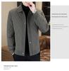 Men's Winter Mulberry Silk Quilted Jacket: Youthful, Casual, High-End Padded Coat for Dad