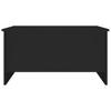 Coffee Table Black 80 x 55.5 x 41.5 cm Engineered Wood