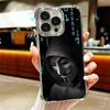 Anonymous V Mask Plating Phone Case For Iphone 16 17 Pro Max Air 16E 14 15 Plus 12 13 Mini Anti-Fall Airabag Cover
