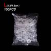 100pc S/M/L Plastic Disposable Microblading Tattoo Ink Cups Tattoo Permanent Makeup Pigment Clear Holder Container Accessory