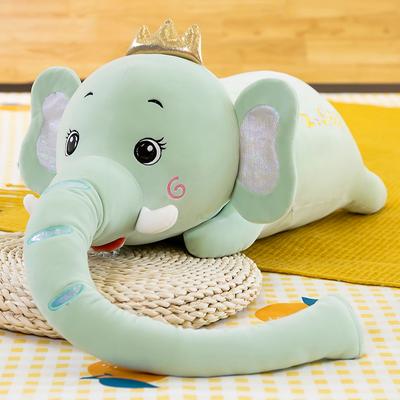 Schöne ausgestopften Elefanten liegend Plüsch Spielzeug große Größe Cartoon Elefant Kissen Puppen Kinder Mädchen Geburtstagsgeschenk