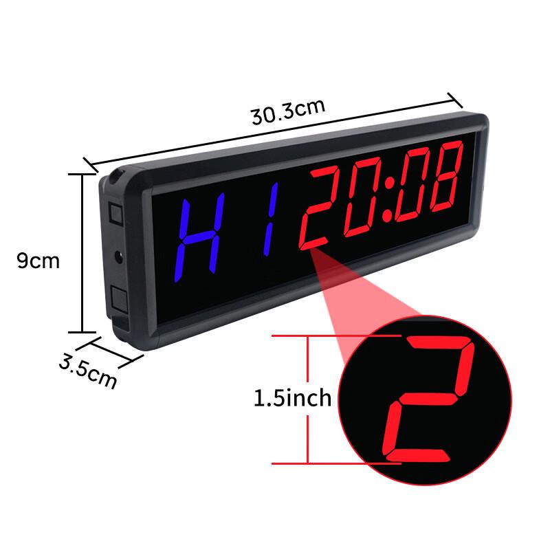 1.8-inch LED Fitness Interval Timer