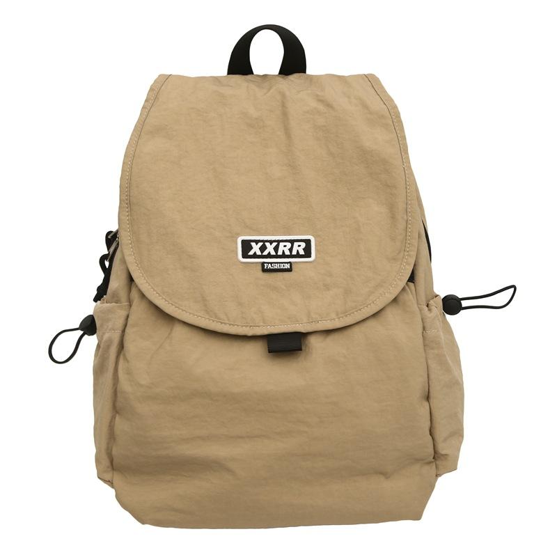 

Однотонный рюкзак женский водоотталкивающий нейлоновый легкий школьный рюкзак Outgoing Small Backpack хаки