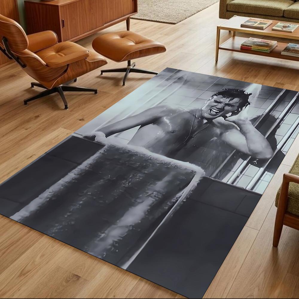 Elvis Presley pattern Non-Slip Home Carpet Design for Office Decor Living Room Bedroom Gift