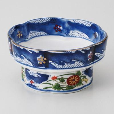 Stara miska Imari x japońska komercyjna 4,5 [13,1 6,7 cm 335 g] [Miska średnia] [Do restauracji, zajazdów, zastawy stołowej, restauracji, użytku]