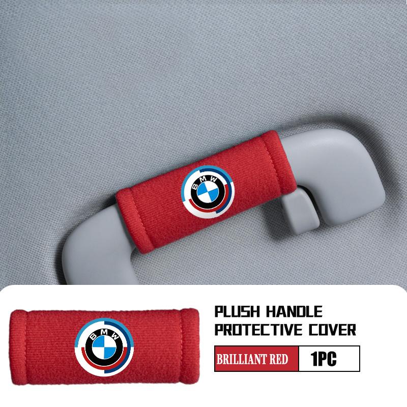 Plush Car Roof Armrest Handle Protective Cover Anti Slip Interior For BMW X1 X2 X3 X4 X5 X6 F49 F39 F25 G01 F16 G06 G07 F25 F30 FC3