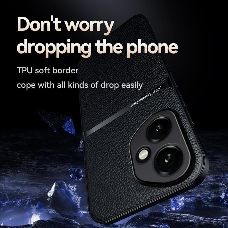 High Grade Luxury Magnetic Car Holder Leather Case For Honor 400 Silicone Protective For Honor 400 Pro Back Cover