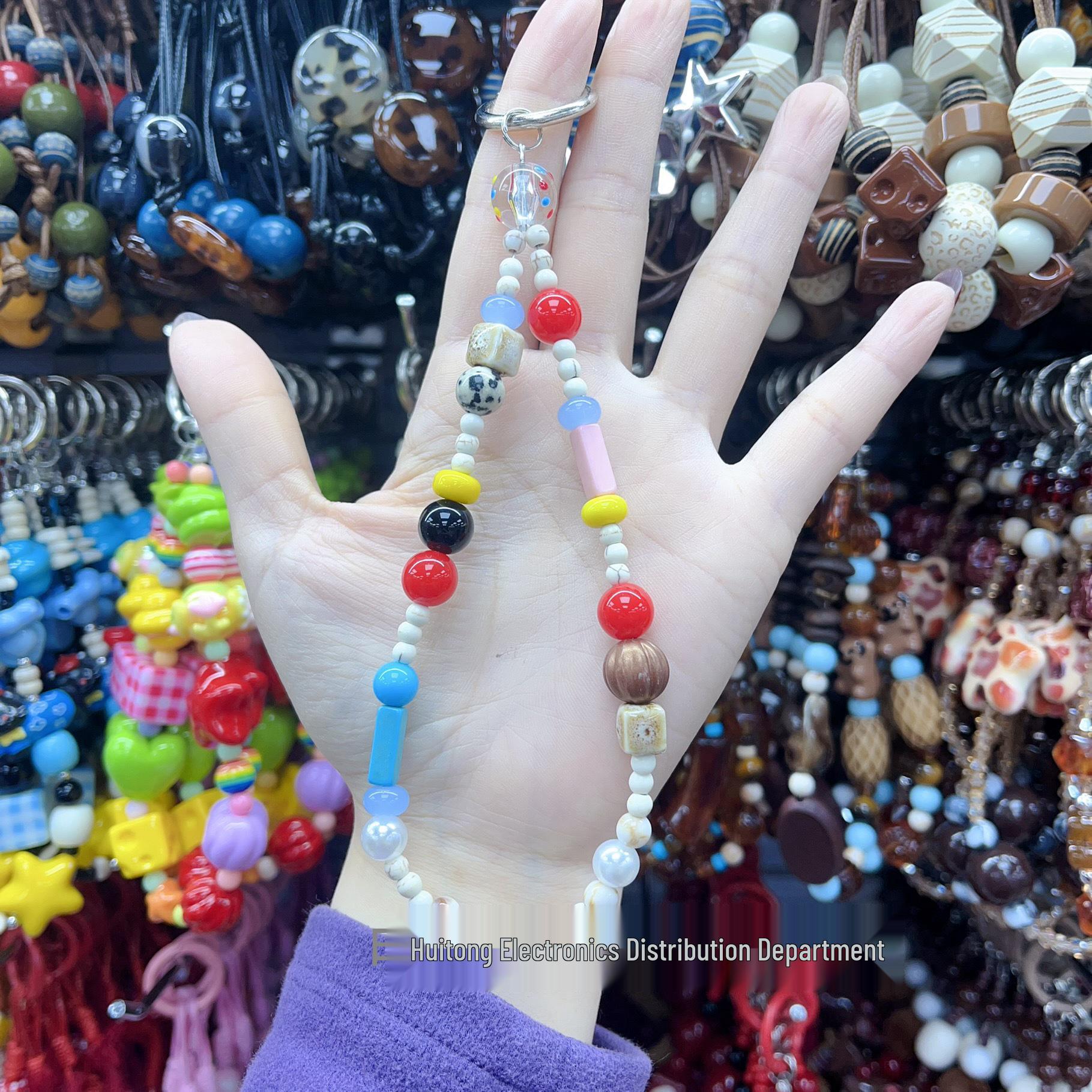 

Luxurious Handmade Phone Chain & Beaded Bracelet for Small Dogs