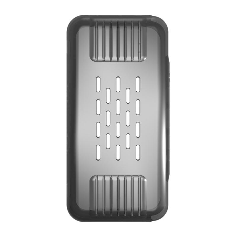 

Shock Absorbing Case Sleeve Water Resistant Skin Shell Enclosure for RG35XX H Gaming Console with Enhances Grip Texture прозорий колір чорний