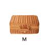 Imitation Rattan Woven Storage Box Vintage Handwoven Case Home Storage Basket Retro Style Decorative Suitcase Hand Gift Box