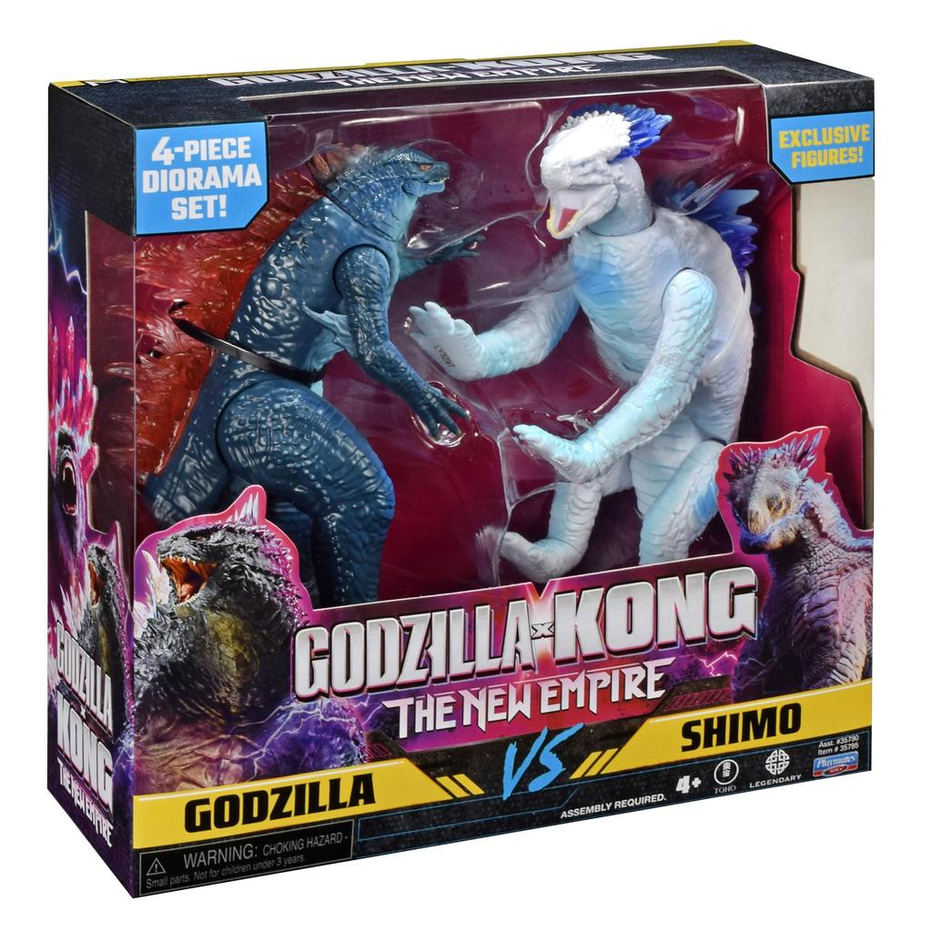 Playmates Toys Godzilla x Kong Godzilla vs. Simo Figure 2-Pack, 35795
