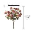 Zhuang Zhou Retro Rose Bunch INS Style Artificial Flowers for Home & Wedding Decor
