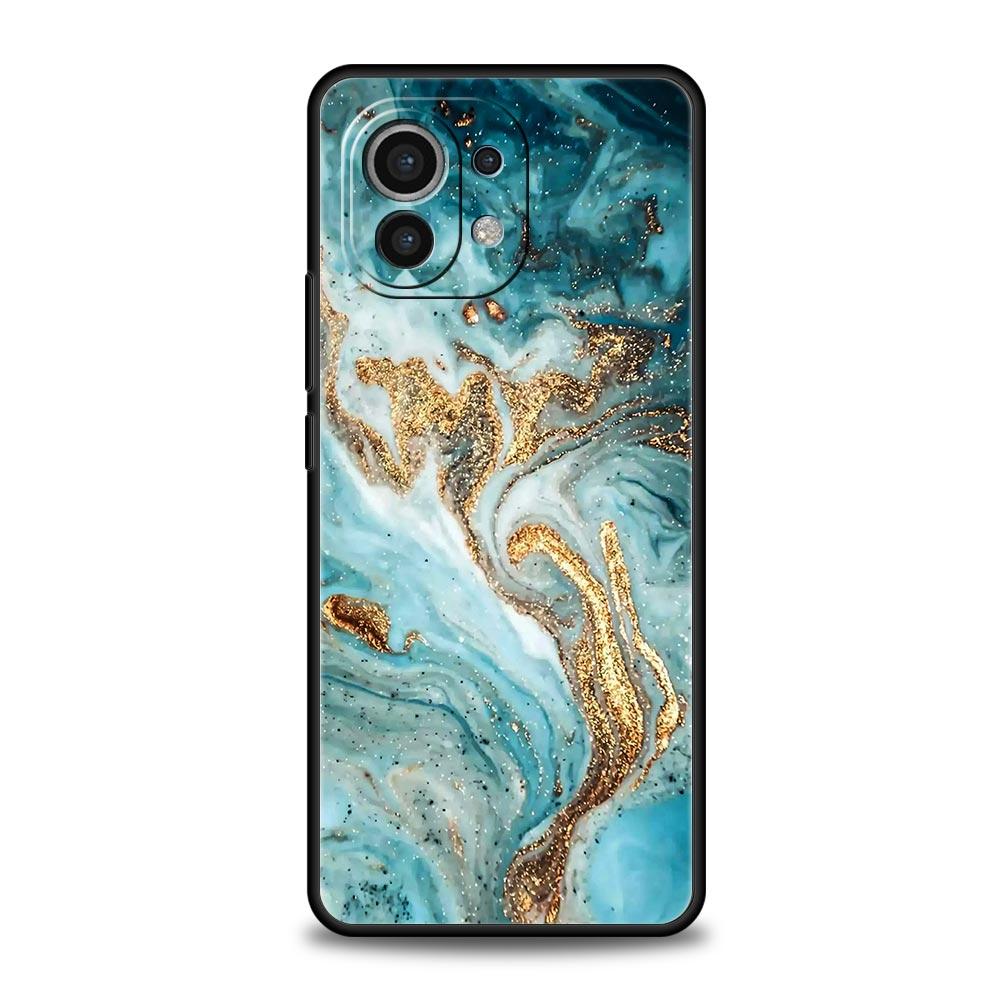 Phone Case For Xiaomi 13 12 11 Lite 12T 11T 10T 9T Mi Poco M4 M3 X4 X3 Pro F4 F3 GT 5G Cover Soft Shell Coque Marble Art Fashion