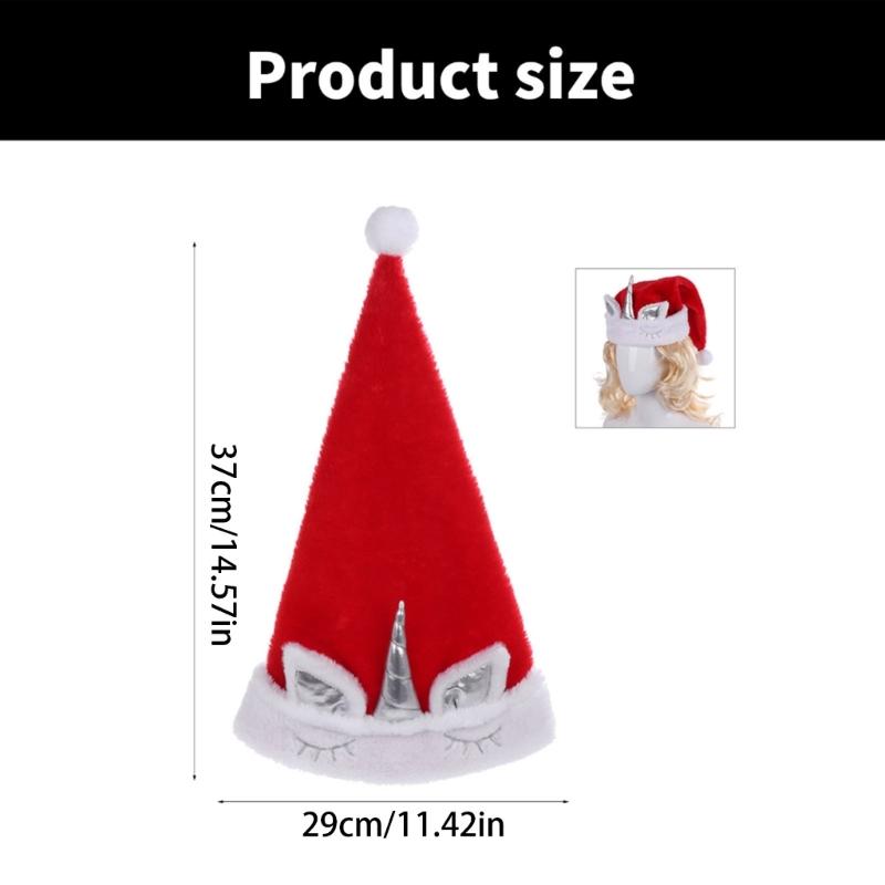 Office Party Christmas Hat Family Gathering Holiday Hat Funny Costume Accessory for Winter Celebrations and Casual Wear