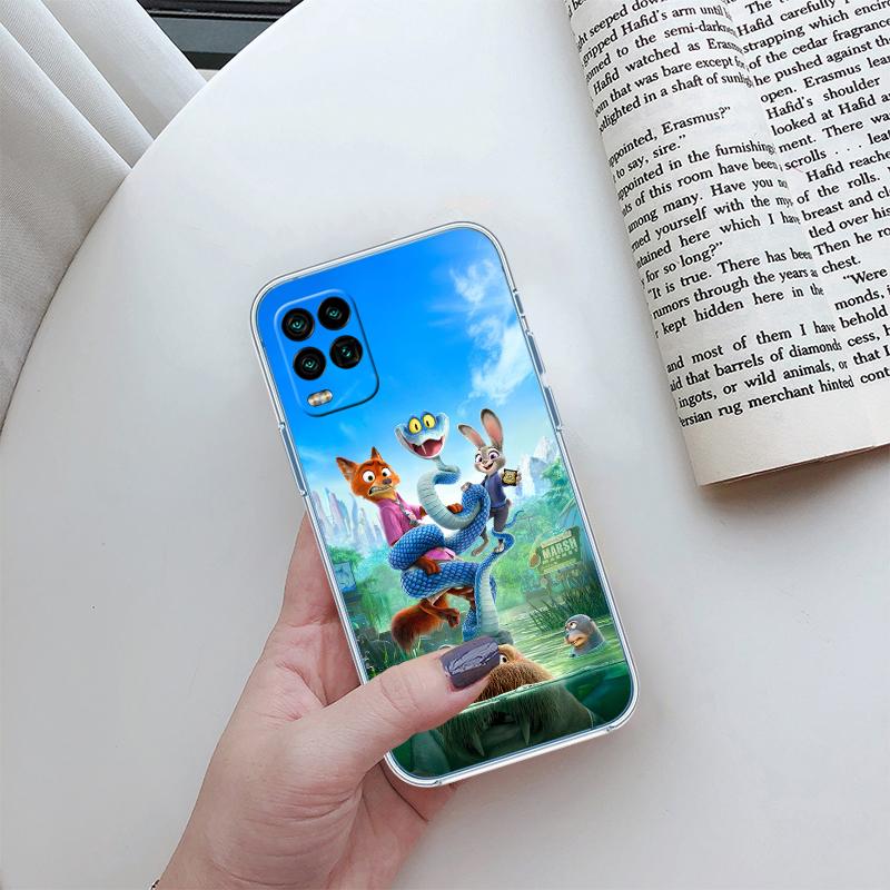 Zootopia Disney Transparent Phone Case for Motorola Moto G7 G8 G9 G84 G85 G73 G24 G15 Z2 Play Power Plus