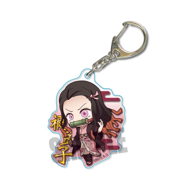 Demon Slayer Acrylic Keychain Double Sided Transparent Stand Hanging Pendant Anime Merchandise Present for Fans Collection Cosplay 55mm
