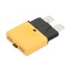 Yellow Manual Reset Blade Fuse 20A Circuit Breakers 28VDC for Vehicles Low Voltage Yachts Ships
