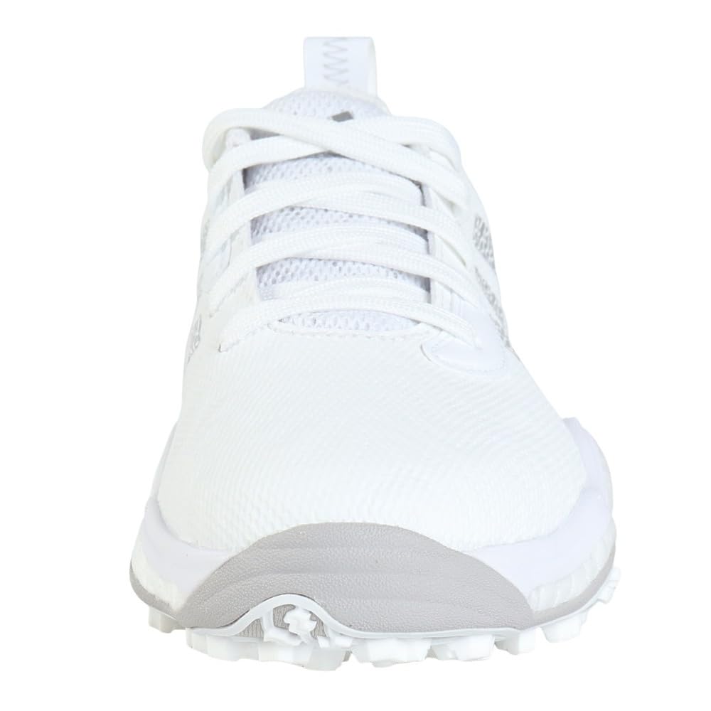 Golf Shoes Code Chaos 25 Footwear Two Cm 2E [Adidas Golf] Women's White/Silver Metallic/Gray 24.0