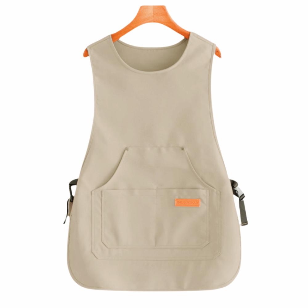 Vest Style Baking Overalls Canvas Chef Aprons Fashion Painting Apron  for Home