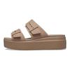 Sandália Brooklyn Salto Baixo 'Latte' Feminina 207431-2Q9