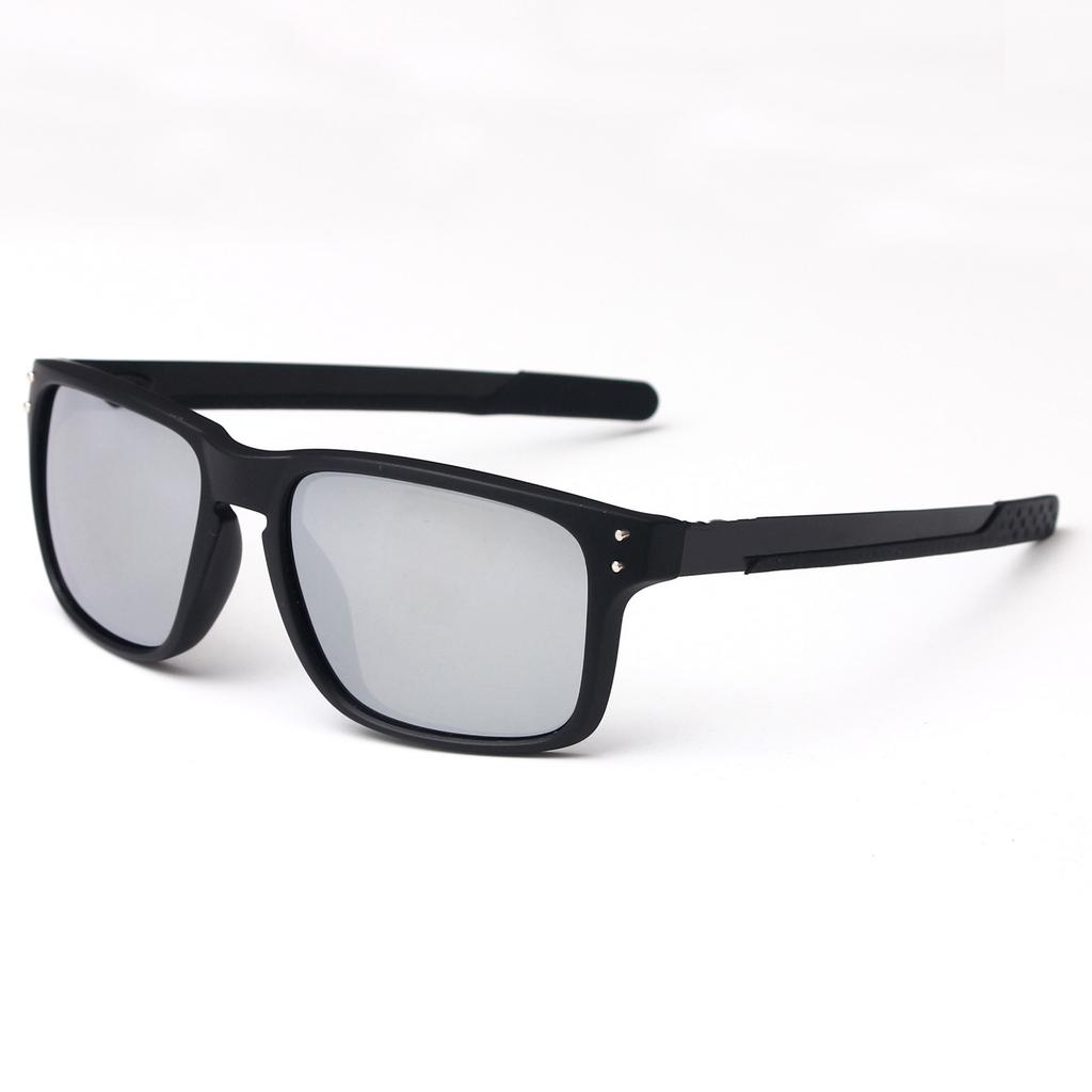 European and American style polarized sunglasses, retro square-frame sunglasses for men and women, suitable for cycling and driving9385