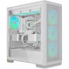 Boîtier PC - APNX - GEH Midi APNX C1-R-WT-V1 - Blanc - MicroATX/MiniITX - Refroidissement Efficace