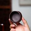 2 Pcs/set Chinese Yixing Purple Clay Teacup Travel Cup Handmade Tea Bowl Master Tea Cup Customized Tea Set Accessories 65ml