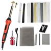 100W Car Bumper Repair and Smoothing Tool: Electric Soldering Iron & Heat Gun Combo