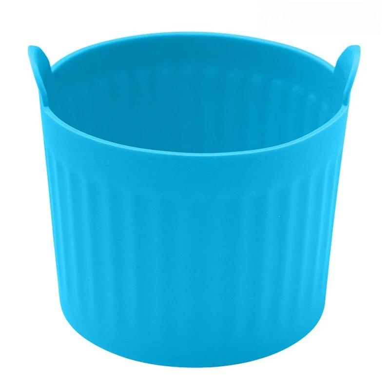 4/10/20 Bucăți Forme de Copt pentru Friteuză cu Aer, Forme din Silicon Alimentar, Formă de Ouă, Set Ustensile de Copt, Veselă de Exterior