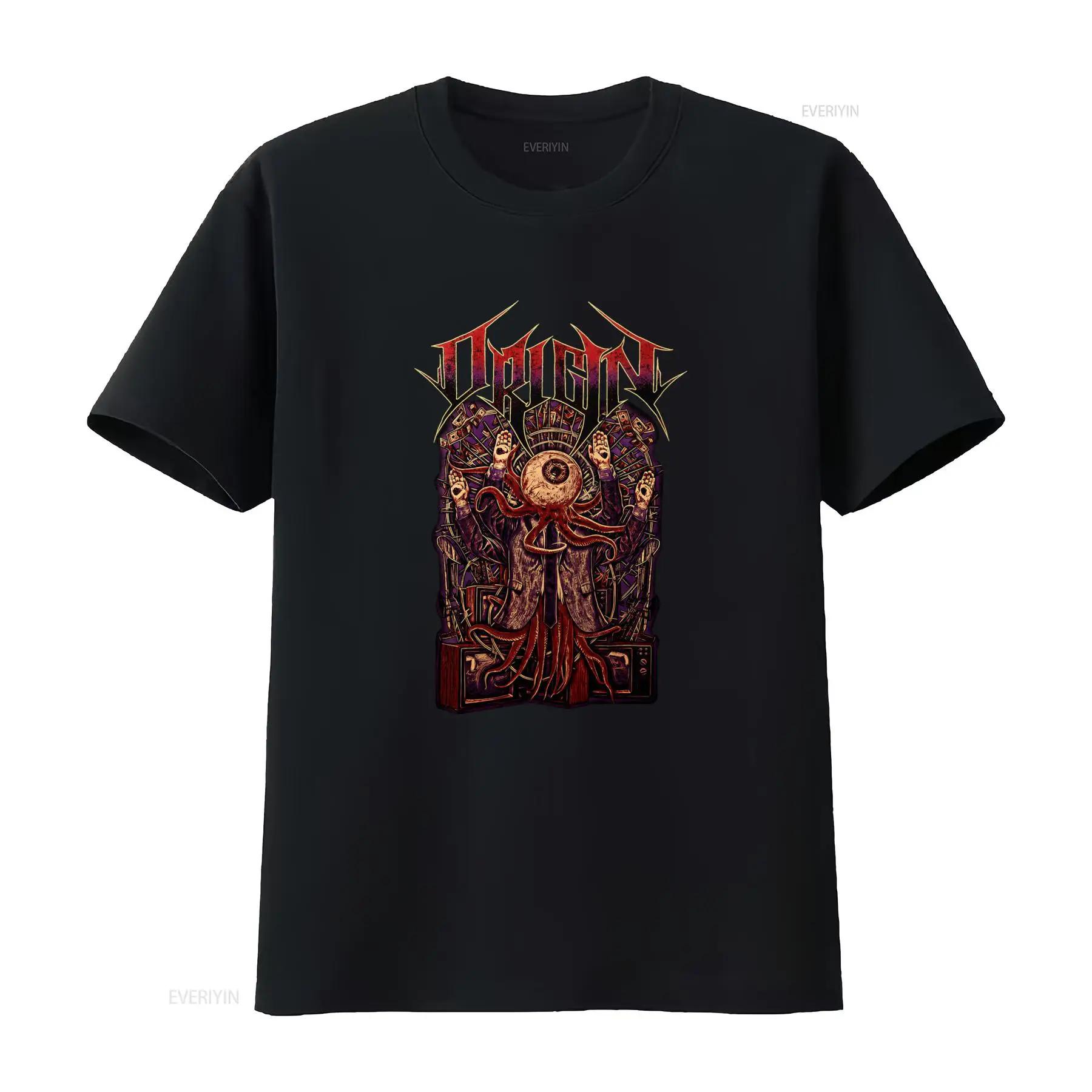 

Origin Men s Truthslayer T Shirt Small Black with Unique Eye and Tentacle Design vintage Washed Top For Everyday Wear Versati... S разноцветный