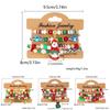 Christmas Santa Claus And Reindeer Beaded Bracelets With Handcrafted Acrylic For Holiday Gift Giving