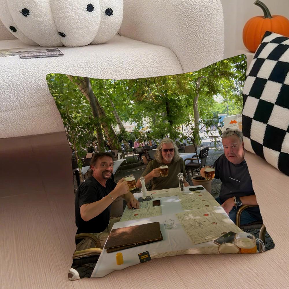 TThe Grand Tour Cushion Cover Throw Pillow Cover Hidden Button Durable Polyester Chair Cushion