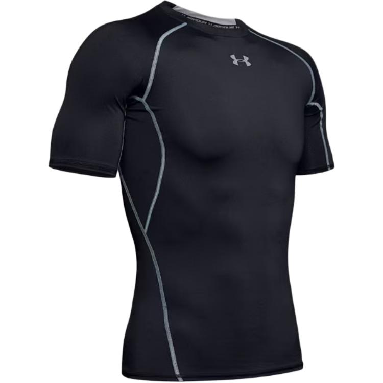 

Under Armour Heat Gear Logo Raglan Crew Neck Short Sleeve Running T-Shirt Men tops 1358547-001 XL