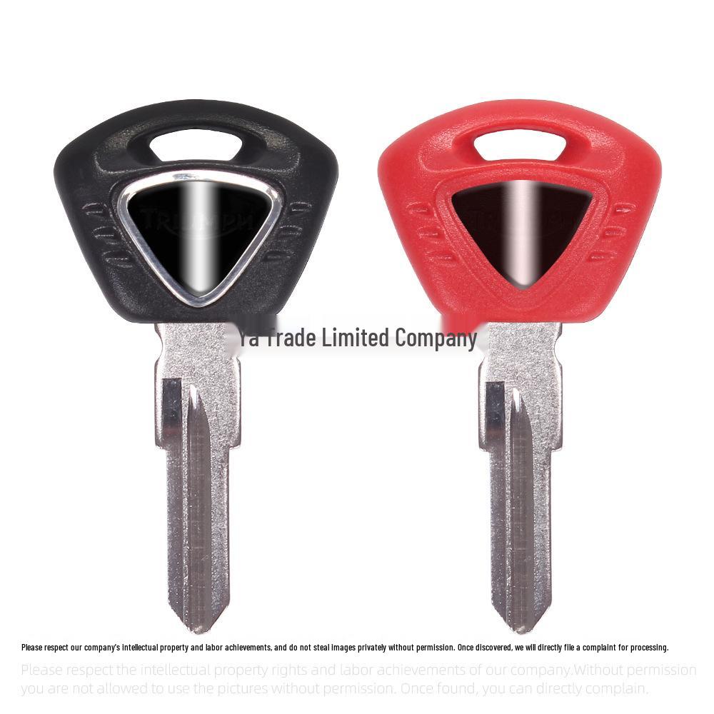 Triumph Key Blank for Frog Prince, Rocket, Tiger 800, 675, 1050, and T100 Models.