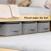 With Handle Under-bed Storage Bag Dust Proof with Large Transparent Window Foldable Storage Box Wear-resistant Large Capacity