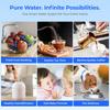 Hydrofast W100 Countertop Water Purifier, 8 Temperatures Hot & Ambient – with HF03 Composite Filter Element for W100