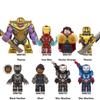 Marvel Avengers Superhero Thanos Thor Captain America Building Blocks Toys Minifigures