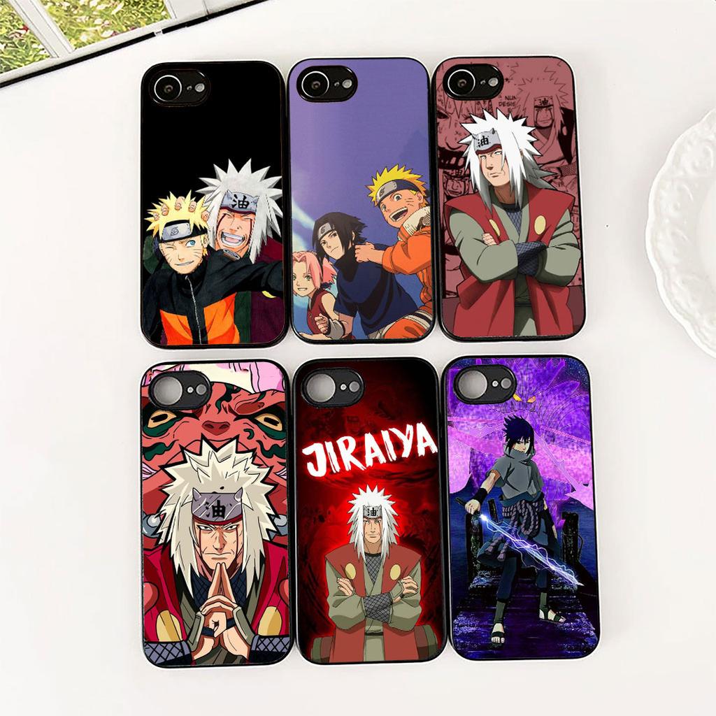 Casing for Apple iPhone 16 14 15 Plus 11 Pro Max 16E ProMax + 16Plus 15+ 14+ Phone Cover Soft Case Jiraiya Narutos Uchiha Sasuke