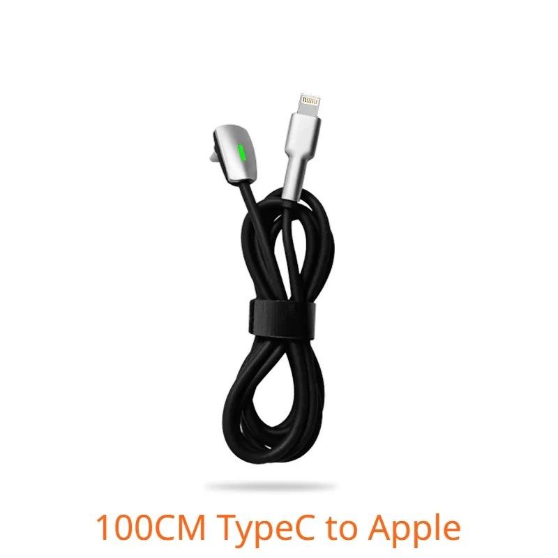 Usb Type C Fast Charging Charger Cable for Tesla Model 3 Model Y 60W Type-C 27W Lightning Phone Charging Liquid Silicone Upgrade