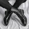 Men Motorcycle Casual High Boots Suede Demi-season Boots  Street Style Cool Boots Large Size