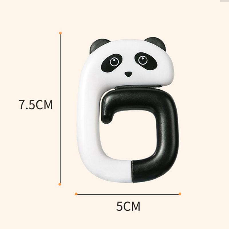 Myśląca Kaczka Przenośny Haczyk Wiszący Dekoracja Stół Portfel Torba Haczyk Wieszak Ścienny Uchwyt Torebka Bez Wiercenia Artykuły Biurowe dla Studentów