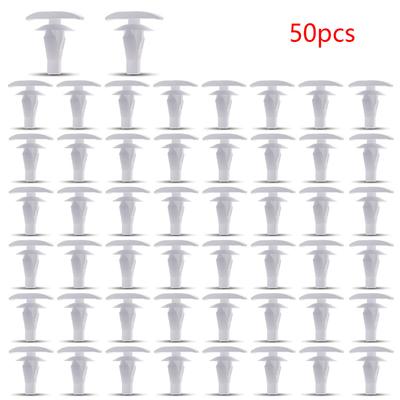 50pcs 909120023 Weatherstrip Retainer Clips For Toyota, White