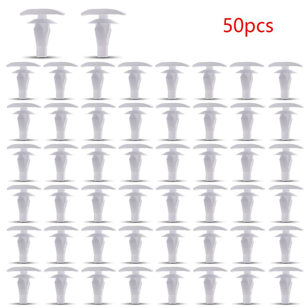 

50Pcs 909120023 Weatherstrip Retainer Clips For Toyota, White