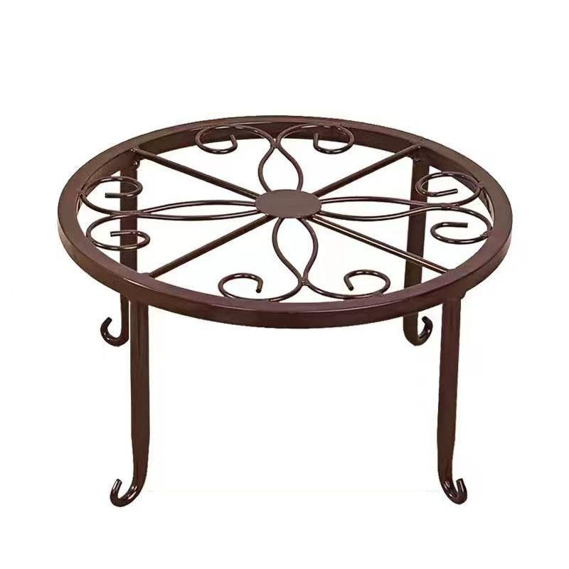 Metal Potted Plant Stands Duty Rustproof Iron Round Flower Pot Stands Plant Holder Support Rack Plant Stand Rack