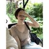 Summer slim and thin waist T-shirt pure lust Spice Girl sexy fashion versatile niche chic ins top