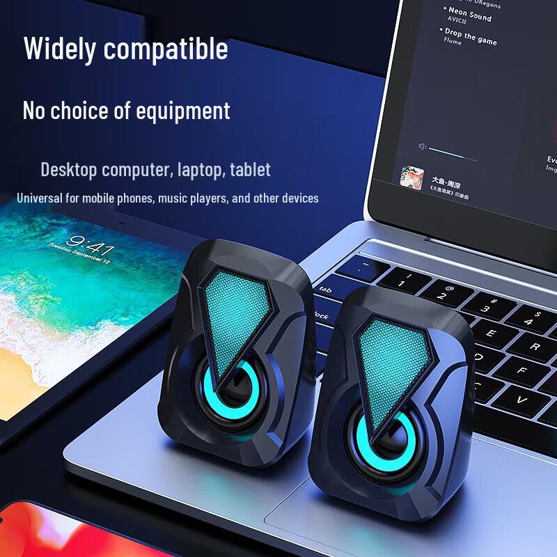 Newmine BT65 Wired Desktop Speaker CN plug (adapter included)